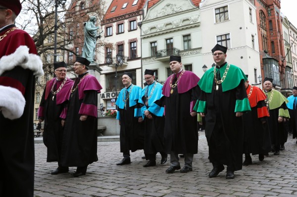 Święto Uniwersytetu (Aula UMK, toruńska starówka, 19.02.2020) [fot. Andrzej Romański]